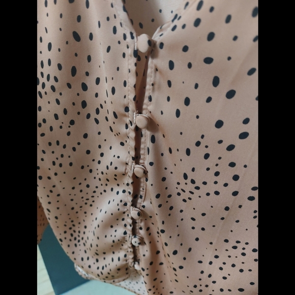 Saltwater Luxe cheetah print blouse size small - Picture 3 of 8